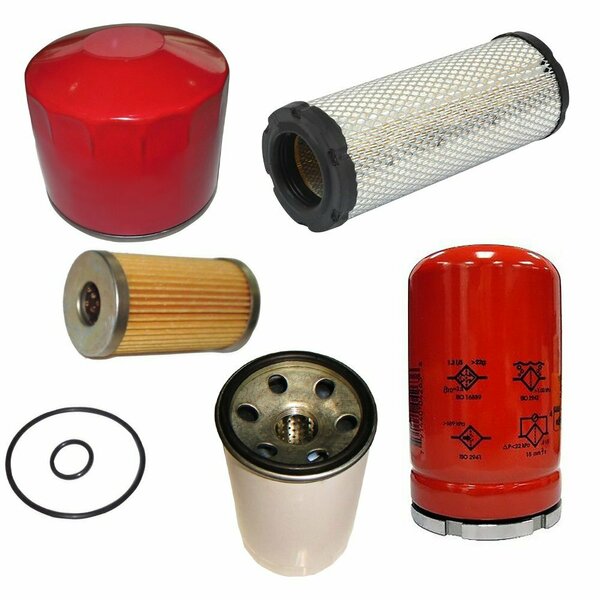 Aic Replacement Parts Maintenance Filter Kit 5 Filters Fits Kubota L3010 L3130 L3410 L3430 HST B7152-FILTERS